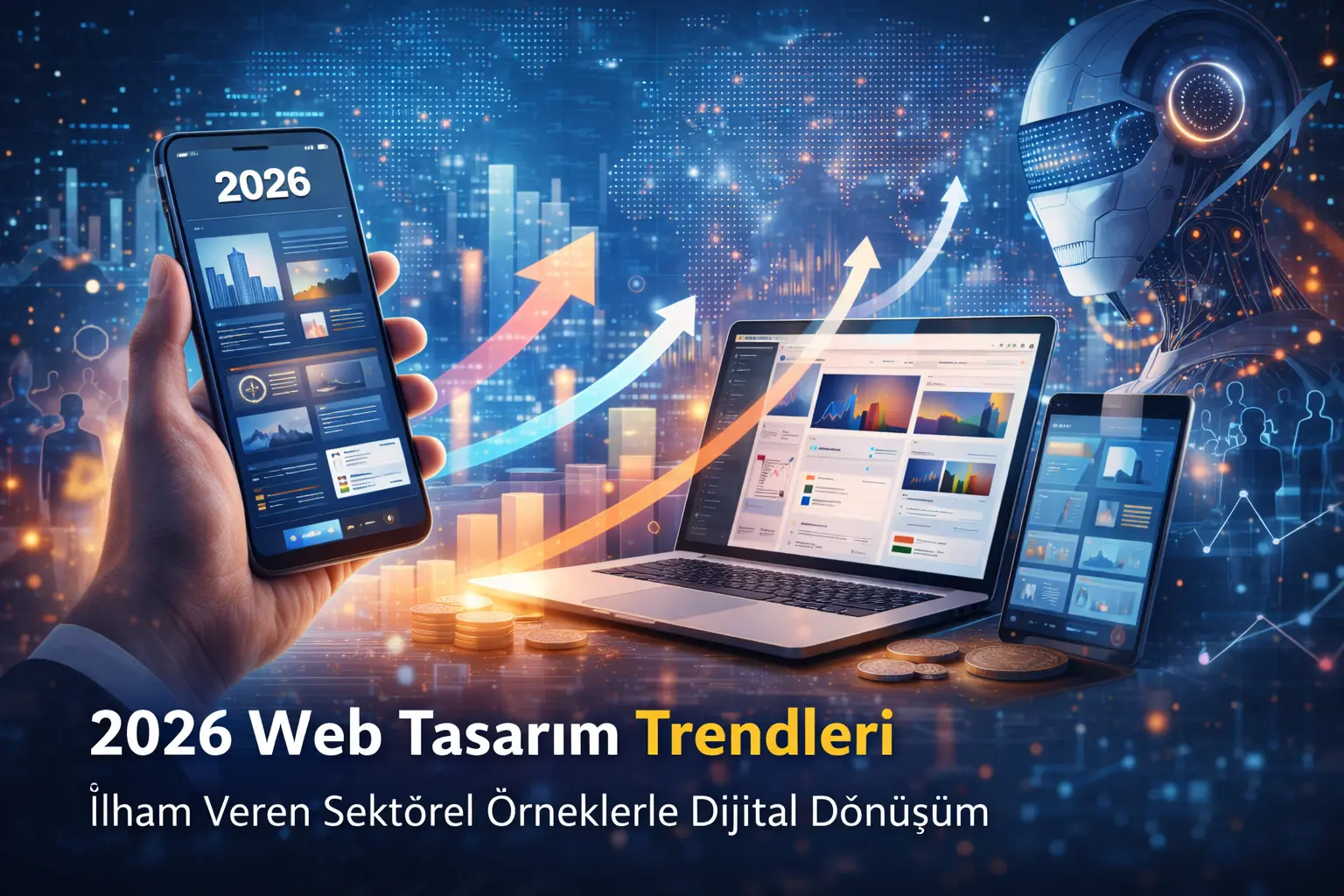 2026 Web Tasarım Trendleri: İlham Veren Sektörel Örneklerle Dijital Dönüşüm