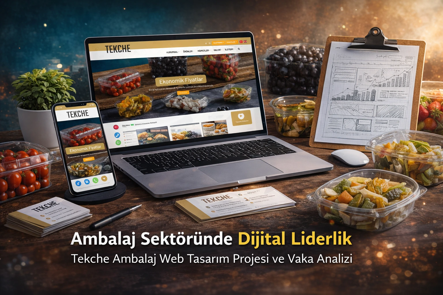 Ambalaj Sektöründe Dijital Liderlik: Tekche Ambalaj Web Tasarım Projesi ve Vaka Analizi