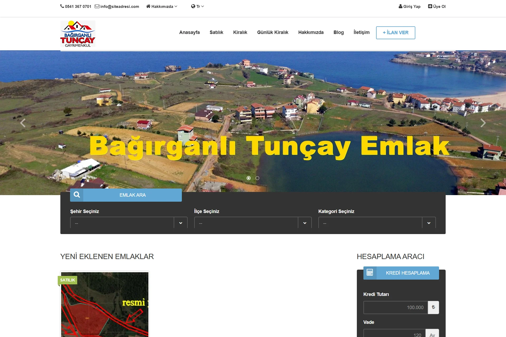 Bağırganlı Tuncay Emlak