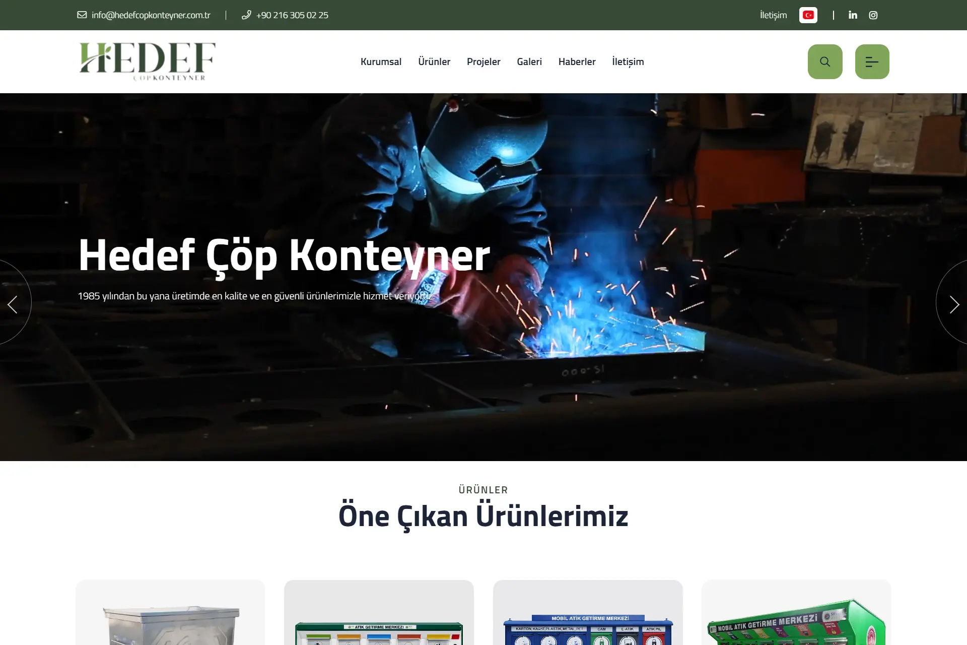 Hedef Çöp Konteyner
