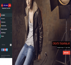 Giyim ve Moda Web Sitesi Teması  (0213)