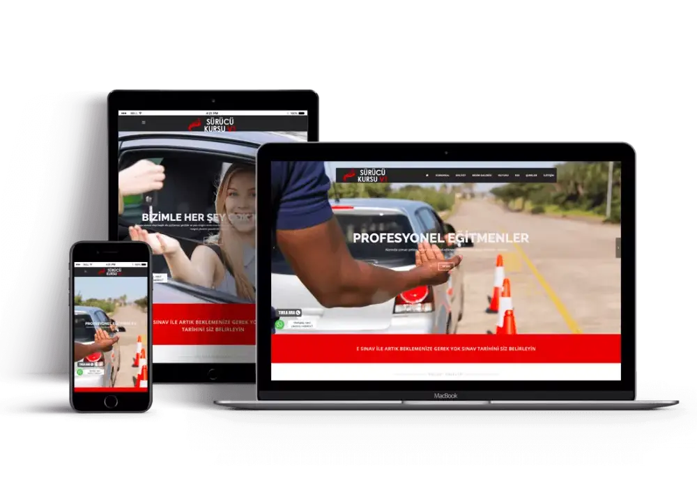 Hazır Sürücü Kursu Web Sitesi v1
