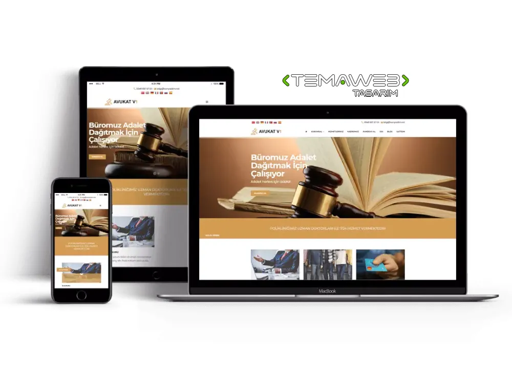 Hazır Avukat Web Sitesi v1