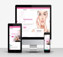 Kuaför, Güzellik, Spa Web Sitesi v3